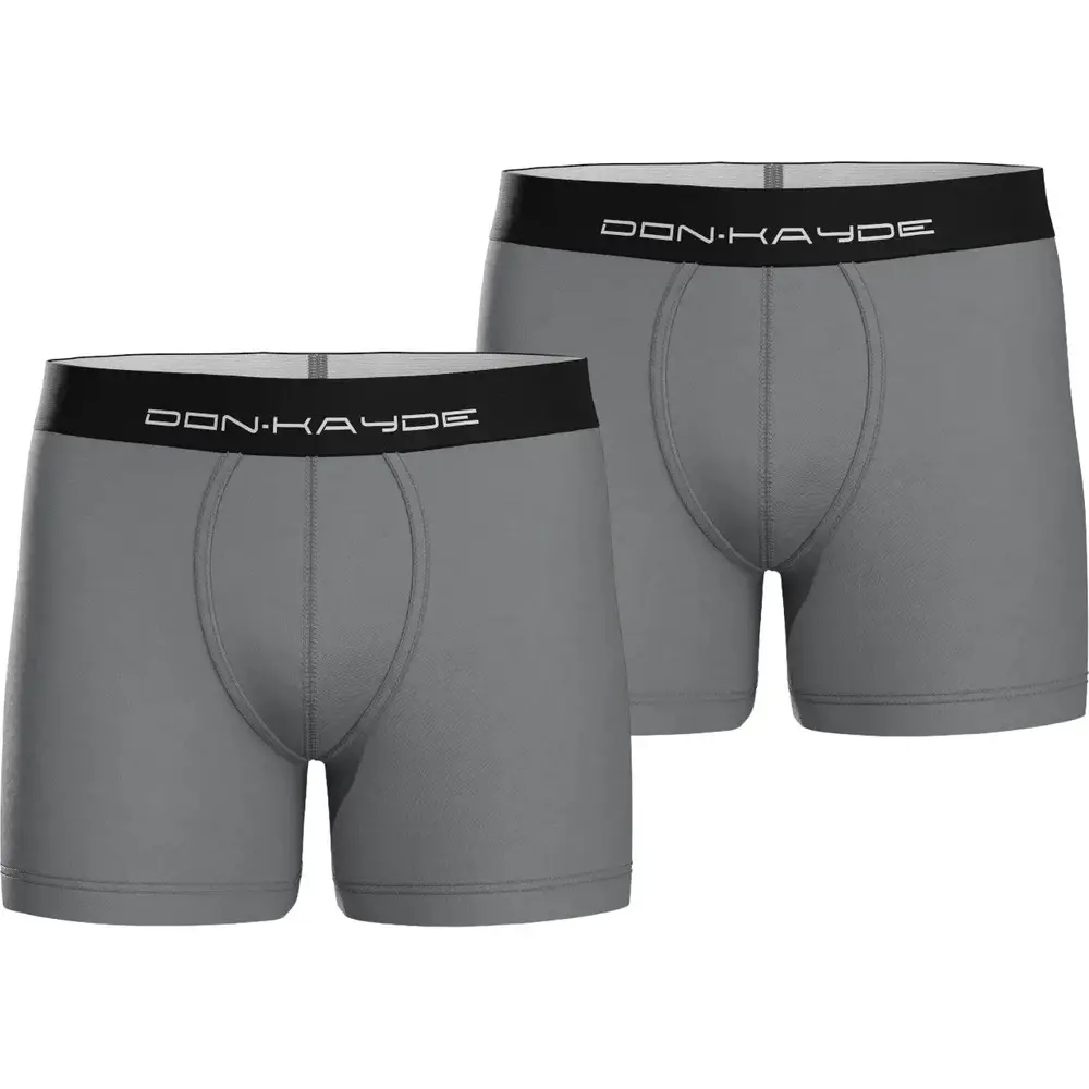 Don-Kayde Micromodal Antrasit Gri 2'li Erkek Boxer Paketi