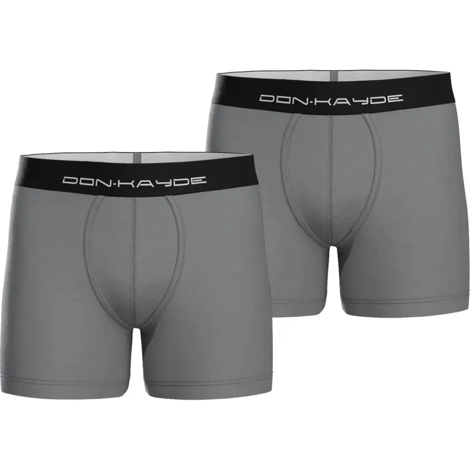 Don-Kayde Micromodal Antrasit Gri 2'li Erkek Boxer Paketi
