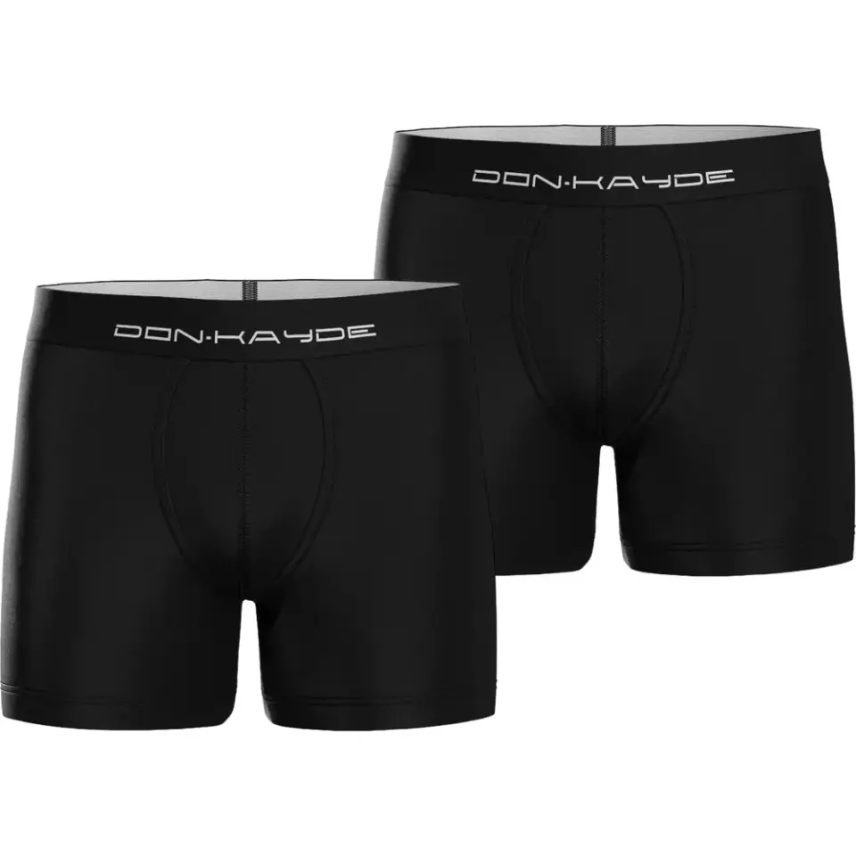 Don-Kayde Micromodal Siyah Renk 2'li Erkek Boxer Paketi