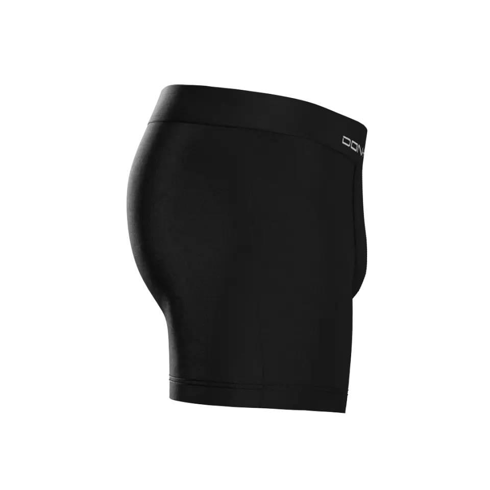 Don-Kayde Micromodal Siyah Renk 3'lü Erkek Boxer Paketi